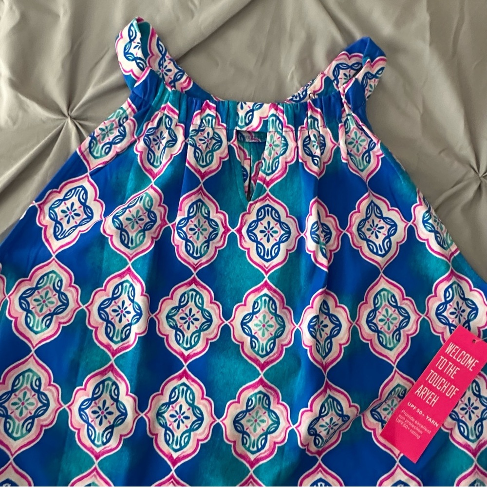 Aryeh sleeveless halter dress UPF50 - Picture 4 of 9